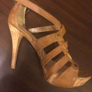 Mark Fisher nude shoes.